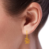 14KT (585) Yellow Gold Clip-On Earrings for Women