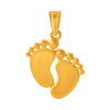 14K Baby Legs Designed Gold Pendent