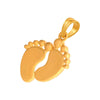 14K Baby Legs Designed Gold Pendent