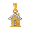 14K House Designed  Gold Pendent