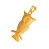 14K Sitting Owl Designed Gold Pendant