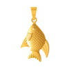 14K Fish Designed Gold Pendent