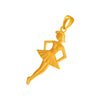 14K Dancing Girl Gold Pendent