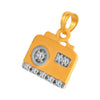 Radio Style 14K Gold  Pendent 