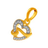 14K Heart with Kalka Style  Gold Pendent