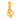 Graceful 14K heart pendant with B initials