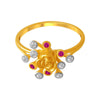 14K Gold flower  boquet ring