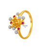 14K Gold flower  boquet ring