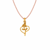 14KT (585) Yellow Gold Pendant for Women