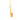 14K sleek gold pendant with a beautiful red stone 
