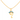 14K unique shaped gold pendant with light blue stones