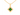 14K Diamond shaped Gold Pendant with Green stone