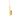 14K Diamond shaped Gold Pendant with Green stone