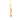 14K Alluring Gold Pendant with Red stones