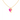 14K Gold Pendant Adorned with Heart Shape Pink Stone