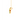 14K Butterfly Shape Gold Pendant with Green Stones