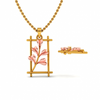 14KT (585) Yellow Gold Pendant for Women