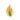 14k Fire-shaped Gold Smart Watch Stud With Green Detailing