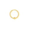 14K Alluring Gold Eyebrow Ring