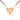 Ball Drop 14k Gold Necklace With Multiple Triangle