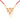 Ball Drop 14k Gold Necklace With Multiple Triangle