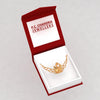 Leafy & Swan Designed 14K Gold Necklace