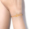 Beautiful 14K Gold Bird Bracelet