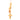 14K Flower Designed Stylish Leafy Gold Pendant
