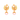 14K Swan Style with Pearl Gold Earrings