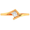 14K Gorgeous Looking Gold and American Diamond Earrings