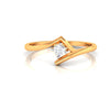 14K Gorgeous Looking Gold and American Diamond Earrings