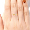 14K Stunning Designed Gold Ring with American Diamond