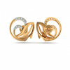 14KT (585) Yellow Gold Stud Earrings for Women