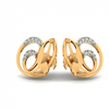 14KT (585) Yellow Gold Stud Earrings for Women