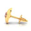 14KT (585) Yellow Gold Minimalist Eterknight Collection Stud Earring For Men