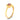 14KT (585) Yellow Gold Asymmetrical Modern Design Ring For Women & Girls