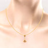 14KT (585) Yellow Gold Heart and Cascading Design Pendant (Without Chain)