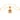 14KT (585) Yellow Gold Avant-grade Pendant (Without Chain) With Triangular & Heart Design