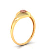 14KT (585) Yellow Gold Unique Geometric Shape Classic Ring For Women & Girls (Size 12)