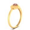 14KT (585) Yellow Gold Tear Drop Ring For Women & Girls (Size 12)