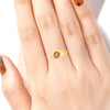 14KT (585) Yellow Gold Tear Drop Ring For Women & Girls (Size 12)