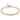 14K (585) Gold Bracelet Twisted Rope Design With Interlinking Chains