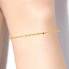 14K (585) Gold Bracelet Twisted Rope Design With Interlinking Chains