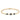 14K (585) Gold Bracelet Connected Hook Design With Interlinking Chains