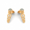 14KT (585) Yellow Gold Stud Earrings for Women