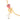 14K Gold Necklace With Rose In A Ribbon Motif And Pearl Danglers