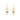 14KT (585) Yellow Gold Earring for Women