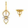 14KT (585) Yellow Gold Earring for Women