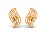 14KT (585) Yellow Gold Stud Earrings for Women