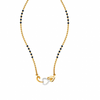 14KT (585) Yellow Gold Mangalsutra (Artificial Beaded) for Women